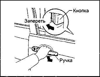 Блокировка дверей и запуск двигателя