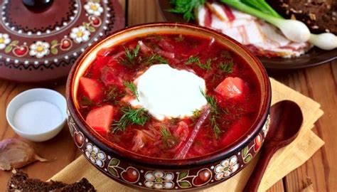 Борщ как символ русской кухни