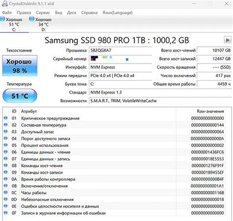 Включение и проверка нового SSD