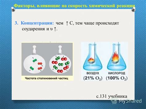 Влияние химических реакций