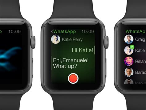 Возможности использования WhatsApp на Apple Watch 3