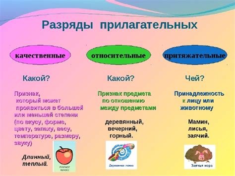 Выберите ключевое прилагательное