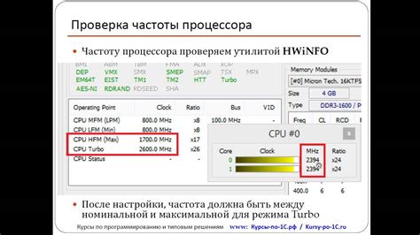 Выбор оптимальной частоты процессора