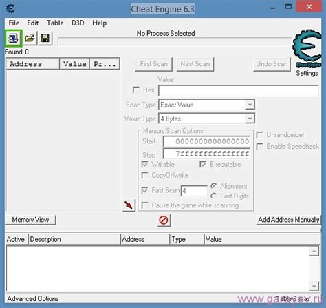 Выбор языка установки Cheat Engine