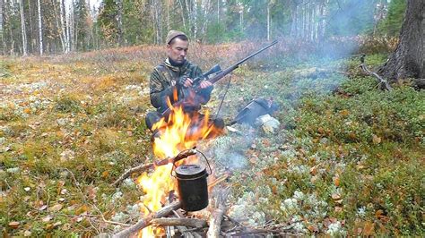 В таёжных условиях