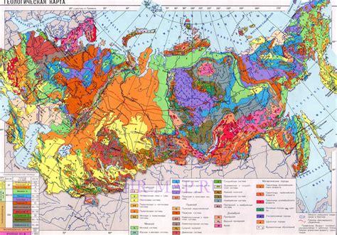 Геологическая карта России