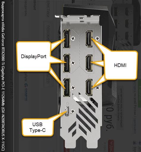 Гибкость подключения различной периферии к видеокарте с помощью USB Type C