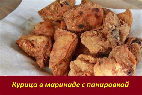 Горячие блюда с соусами и панировкой