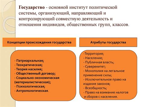 Государство как основа общества