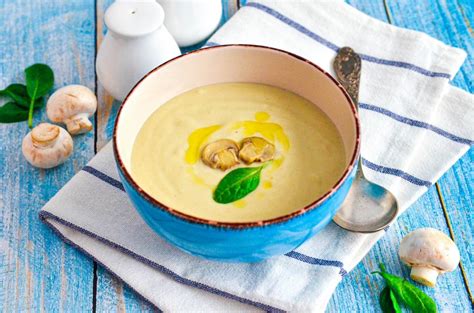 Детям суп пюре из шампиньонов: рецепт и польза
