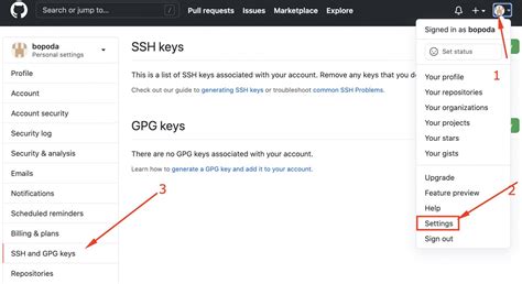 Добавление SSH ключа в Git