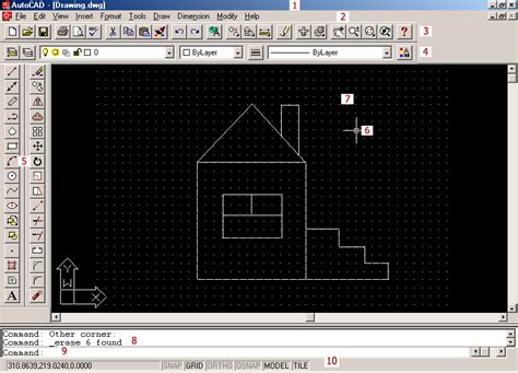 Завершение работы в AutoCAD