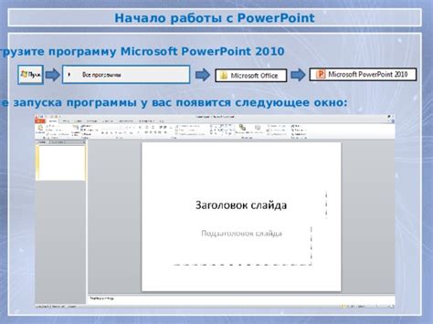 Завершение установки и начало работы с PowerPoint