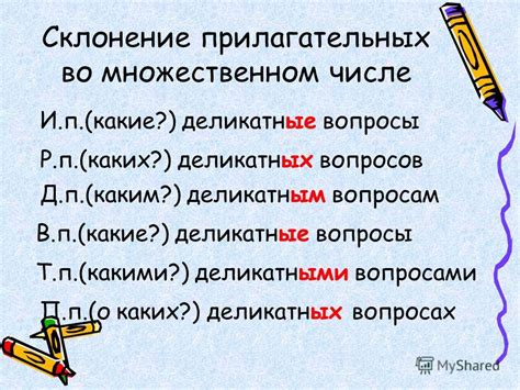 Заключительные рекомендации по изучению прилагательных в 4 классе