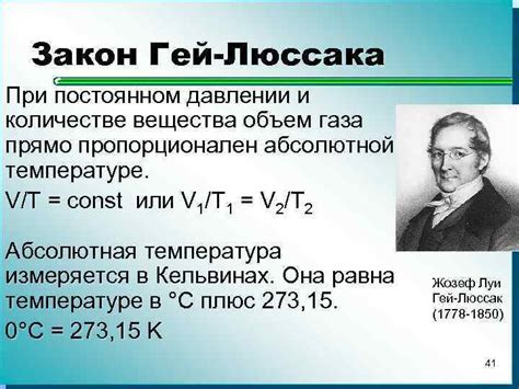 Закон Гей-Люссака о температуре и давлении газа