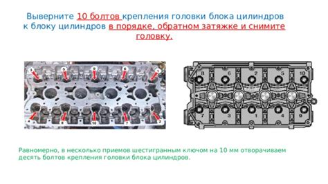 Затяжка крепежных болтов