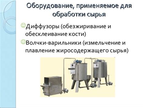 Инновационные методы получения и обработки жира