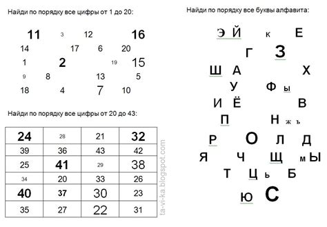 Интерактивные задания для проверки внимания