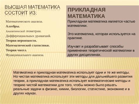 Использование математических алгоритмов