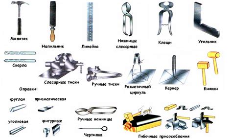 Использование различных материалов и инструментов