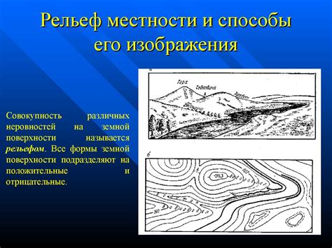 Использование рельефа и водоемов