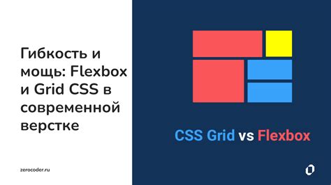 Использование CSS Grid и Flexbox