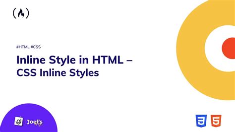 Использование CSS inline