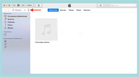 Использование iTunes для переноса данных