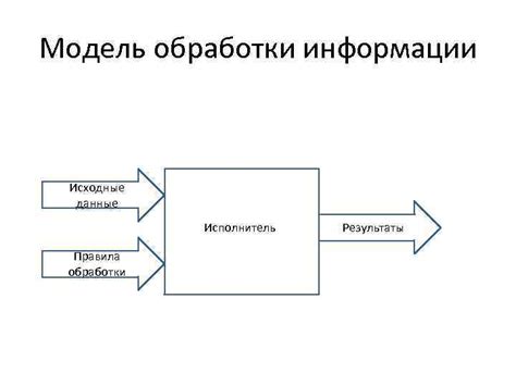 Исходные данные и основные концепции