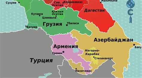 Какие населенные пункты входят в состав Северного Кавказа?