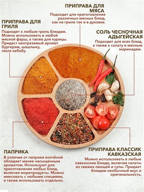 Какие приправы подходят