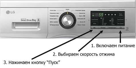 Как включить полоскание на стиральной машине LG