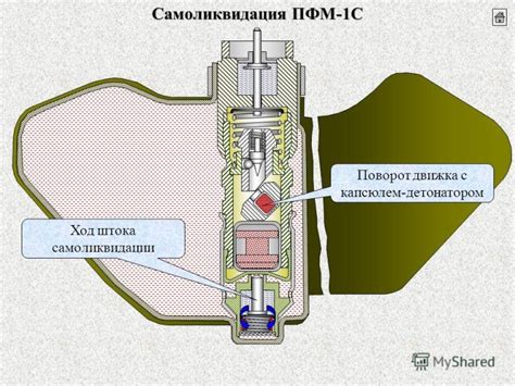 Как действует мина типа лепесток