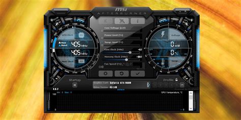 Как отключить Fan Stop в MSI Afterburner