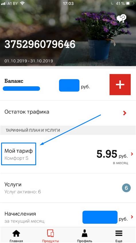 Как узнать тариф через мобильное приложение