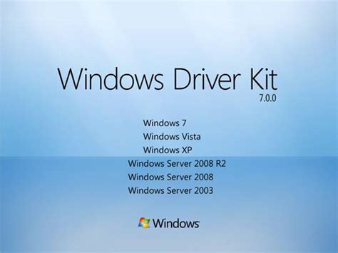 Как установить Windows Driver Kit