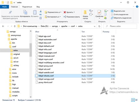 Конфигурационный файл httpd.conf
