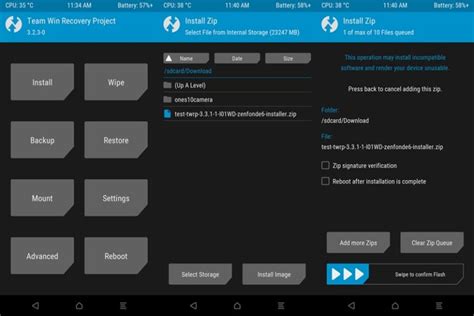 Копирование TWRP Recovery на устройство