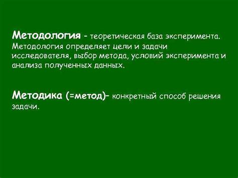 Методология эксперимента и выбор продуктов