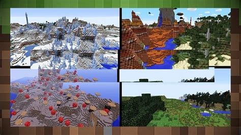 Методы поиска координат биома в Minecraft