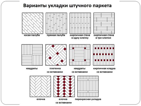 Методы укладки ламината на паркет