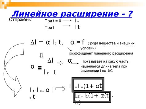 Механизм расширения тел