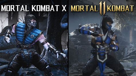 Мortal Kombat 11 vs Mortal Kombat X: