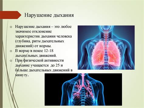 Нарушение кровообращения и дыхания