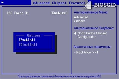 Настройка Peg force x1 в BIOS