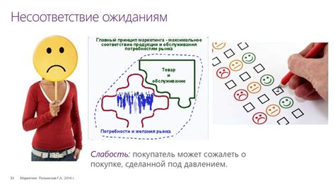 Несоответствие подаренным ожиданиям