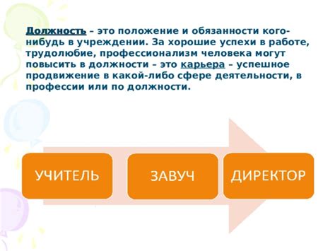 Обязанности и профессионализм