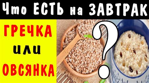 Овсянка, кукурузная, гречка - что выбрать?