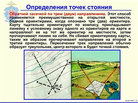 Определение места на стене