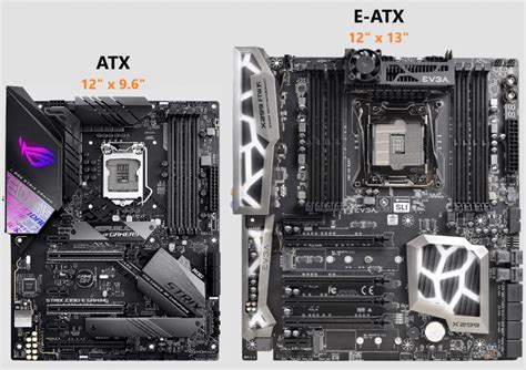 Основные отличия между eATX и ATX